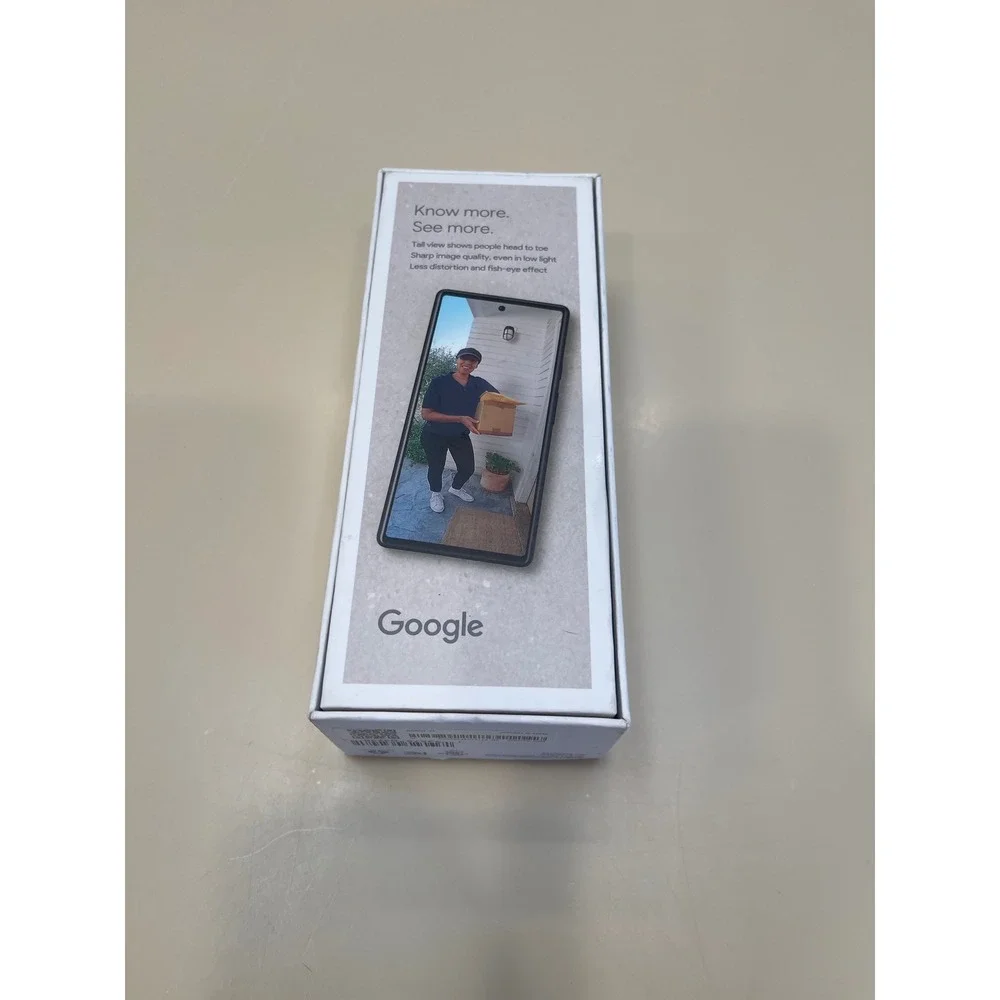 Google Nest Doorbell 2nd Generation Wired White Smart Home Camera GA02767-US